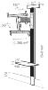 COLONNE + SUPPORT INCLINABLE/ORIENTABLE DEPORTE EXOSTAND 600 ERARD