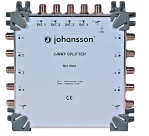 REPARTITEUR 2 x 5 SORTIES, 4 ENTREES SAT + 1 TERRESTRE  JOHANSSON