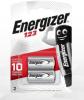 LOT DE 2 PILES LITHIUM CR123 ENERGIZER