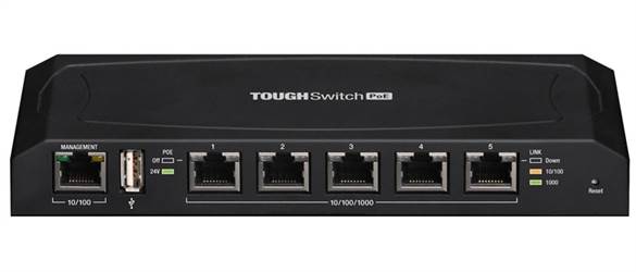 SWITCH 5 PORTS PoE 1Gb 24V 60W UBIQUITI