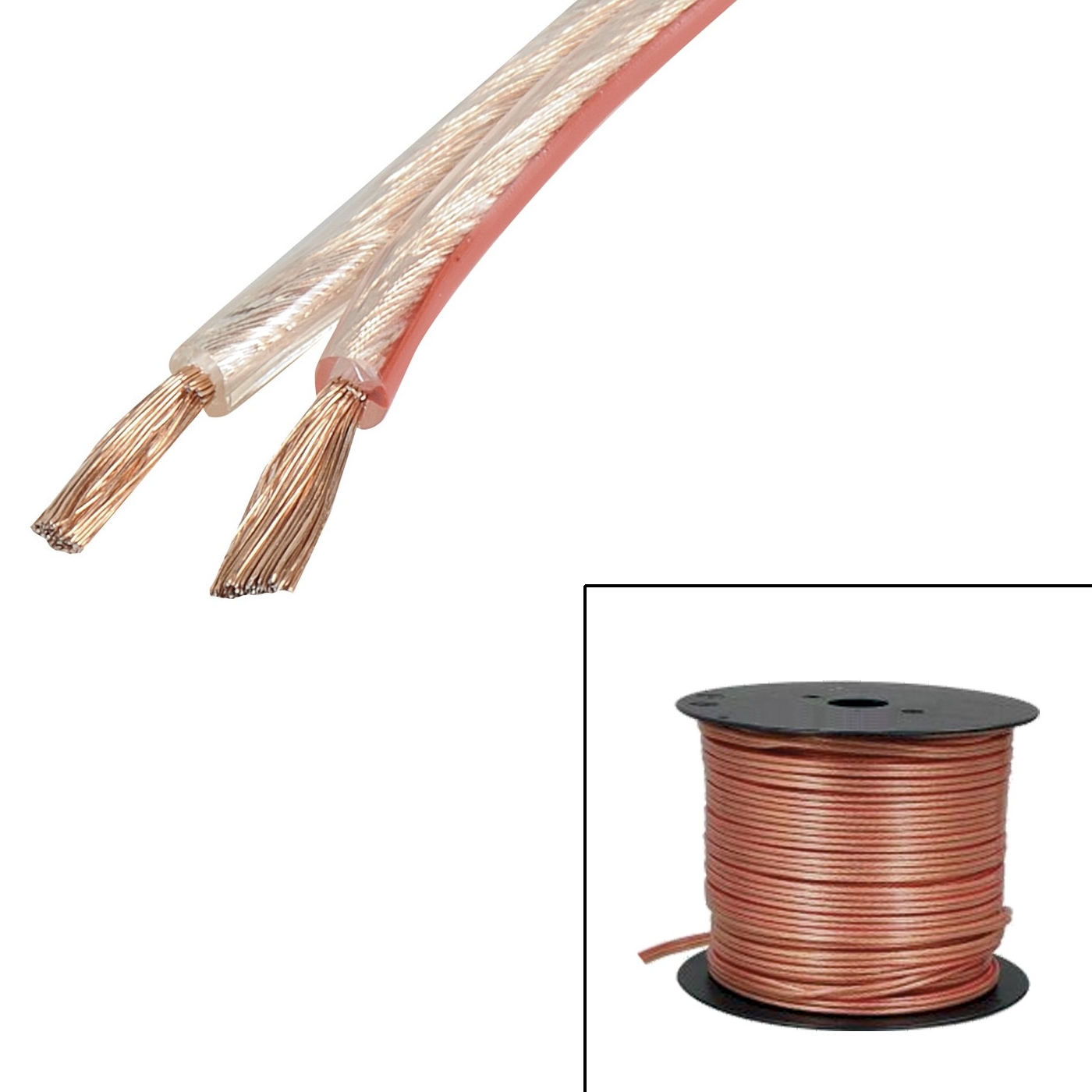 BOBINE DE CABLE HP 2 x 2.5mm² - CUIVRE CCA 100 M  ERARD CONNECT