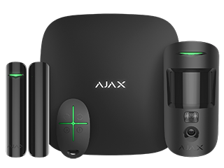 KIT ALARME HUB2 WIFI/4G NOIR AJAX