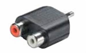 ADAPTATEUR JACK 3.5 mm Mâle / 2 RCA Femelle  ERARD CONNECT