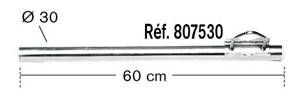 BRAS DE DEPORT DROIT Ø 30 mm, Long 60 cm ERARD