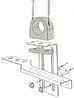 SUPPORT DOUBLE TETE 6° POUR P80APN FRACARRO