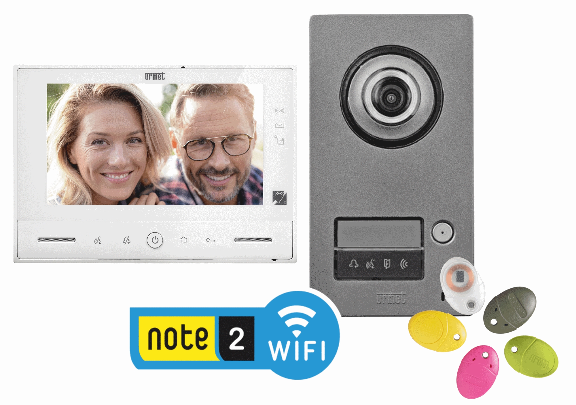 KIT VIDEO NOTE 2   7" WIFI URMET